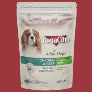Bonacibo Adult Dog Chicken & Beef – Chunks in Jelly